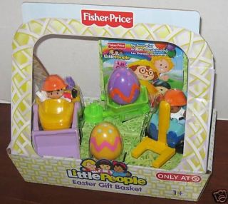Fisher Price Little People Easter Basket Maggie Sonya Pickup Truck 