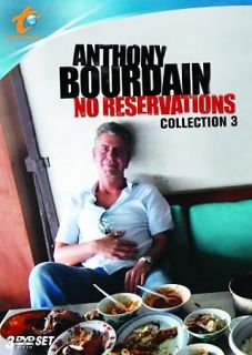 Anthony Bourdain No Reservations   Collection 3 DVD, 2009, 3 Disc Set 