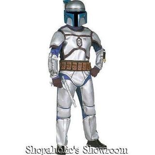 Star Wars JANGO FETT Costume Armor Jumpsuit Helmet Mask Boy S 4 6 M 8 