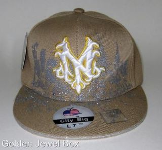NY YANKEES 3D EMBROIDERED FLAT BILL BASEBALL CAP HIP HOP FITTED HAT 