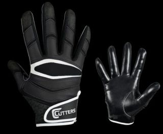   X40 C Tack Revolution C Tack Adult Football Reciever Gloves BLK LRG