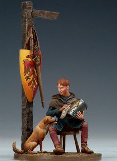 Andrea Miniatures The Squire and his Dog, XIII   SM F51