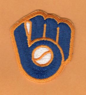 1970s MILWAUKEE BREWERS 2 1/2 inch OLD LOGO UNIFORM PATCH Unused