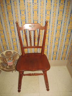   Hard Rock Maple Chair 8048   Andover #48 with Cosmetic Finish Issues