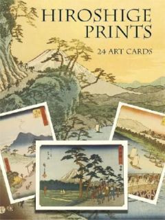 Hiroshige Prints 24 Art Cards by Ando Hiroshige 1988, Paperback