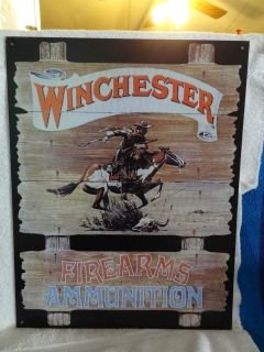 Winchester Ammunition Horse & Rider Ammunition Gun Firearms Decal 