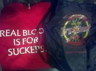 HBO True Blood Fan pack t shirt and backpack comicon   great holiday 