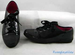 Alice & Olivia for Payless womens oxfords shoes 7.5 M black patent