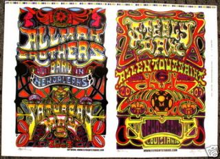 ALLMAN BROTHERS Steely Dan CONCERT POSTER jay michael