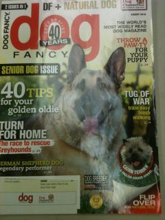 Lot Dog Fancy Magazine August 2010 German Shepherd/Cairn Terrier