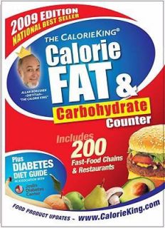 Calorie, Fat and Carbohydrate Counter by Allan Borushek 2008 