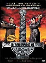 Highlander Endgame DVD, 2001, 2 Disc Set