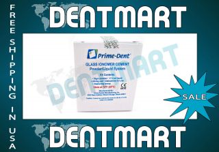 Prime Dent Glass Ionomer Cement Kit Dental Supplies DENTMART