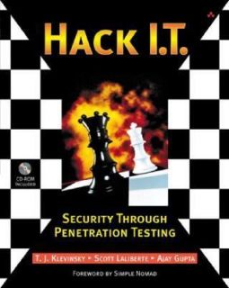 Hack I. T. Security Through Penetration Testing by T. J. Klevinsky 