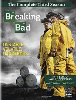 Breaking Bad Season 3 DVD 4 Disc Set USED