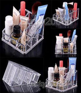 1xCrystal Acrylic Cosmetic Organizer Makeup Case lipstick holder#31 