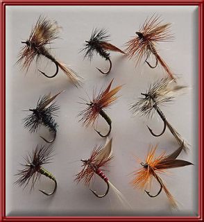   DRY FLIES HAND TYED TROUT FISHING FLY BRAND NEW rod reel line BN X