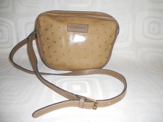 Lancel Paris Small Coated Canvas Shouler bag Purse Made in FRANCE