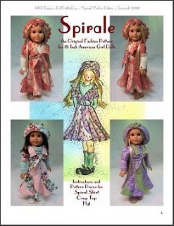 UC LOT of 4 McCALLS Patterns for 18 DOLLS like AMERICAN GIRL Bride 
