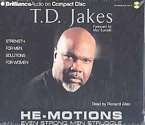 He motions by T. D. Jakes 2004, Abridged, Compact Disc