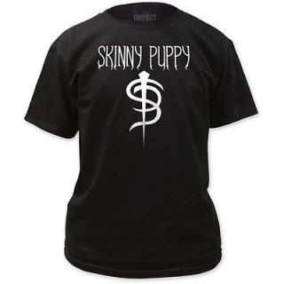 NEW Skinny Puppy Band Name Logo Emblem Industrial Rock Adult Sizes T 