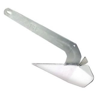 44 lb Hot Dipped Galvanized Plow Anchor for Boats 47 to 58 Feet Long
