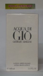 ACQUA DI GIO GIORGIO ARMANI FOR MEN 3.4 OZ / 3.3 OZ / 100 ML AFTER 