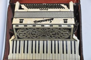 Vintage Scandalli Accordion With Ivory Made in Italy
