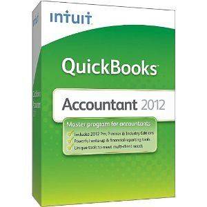 Quickbooks Accountant 2012 (3 installs) Includes free Pro & Premier 