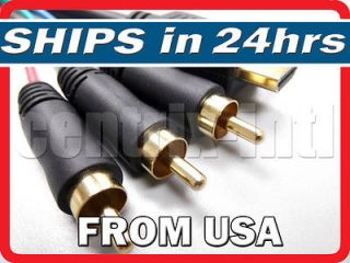 6FT HDMI To RCA Video Component Cable Adapter For PS3 DVD Blu ray PC 
