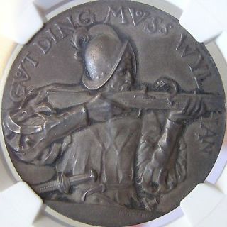 Switzerland Silver Medal 1901 Shooting Fest St. Gallen NGC 61