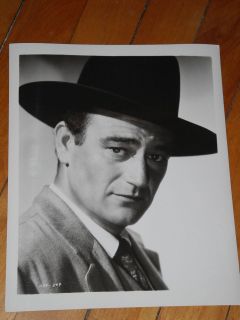 1960s Western Action Star John Wayne Cowboy Hat Closeup Reprint 