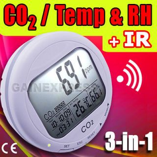   Carbon Dioxide CO2 Indoor Air Quality Monitor Temperature RH 0~2000ppm