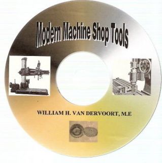 Modern Machine Shop Tools Instruction Book on CD
