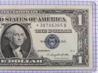 1957 B STAR One Dollar Silver Certificate Grades Extra Fine+