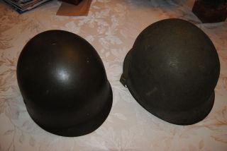 ORIGINAL UNTOUCHED WWII US ARMY FIXED BALE M1 HELMET AND LINER
