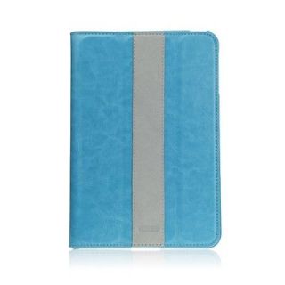 iPearl AQUA BLUE color leather case for iPad mini cover sleeve pouch 
