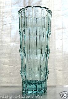 Tiara Indiana Glass Aquamarine Suzanne 5 1/2 Vase