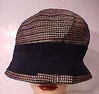 vintage Dolly Madison hat, great shape, black band shabby chic