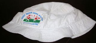 2001 US OPEN NIKE Tennis ARTHUR ASHE KIDS DAY Bucket Khaki Hat Cap 