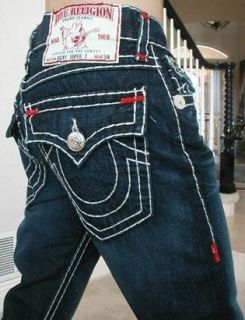 NWT True religion mens Ricky Super T straight jeans in Assasinat