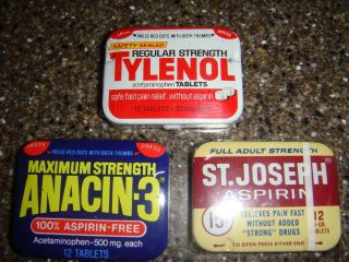 Vintage Aspirin Tins *Never Opened*