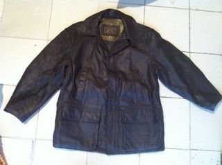 Armani jeans genuine leather jacket coat for men,size eu 48 (painted 