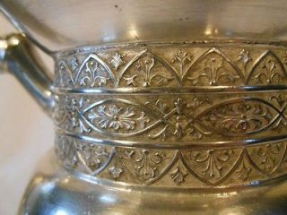 Antique Silver Coffee Pot,Aurora SP Mfg. Engraved