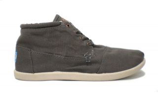 Toms Botas Ash Grey Canvas Shoes Youth & Womens All Sizes