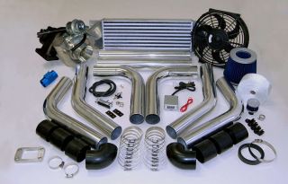 Custom Race T3T4 T3 T4 TurboCharger Turbo Boost Kit (Fits: Jeep 
