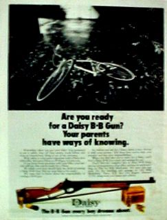 Daisy B B~Toy~Gun Western Air Rifle~1973~Marksman AD