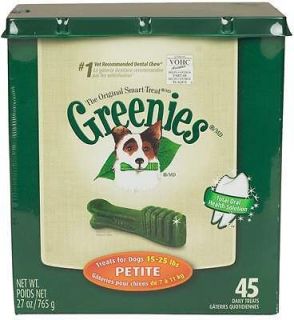 Greenies Treat Tub Petite 45 ct. dog treats
