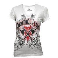 DEATHCLUTCH WHITE AXES TEE WOMENS SIZE X LARGE BROCK LESNAR UFC V 