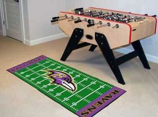 Baltimore Ravens NFL 29 x 72 Football Field Runner Area Rug Floor 